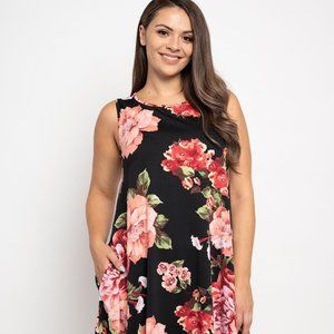 New Junior's Cute Boutique Black pocket dress